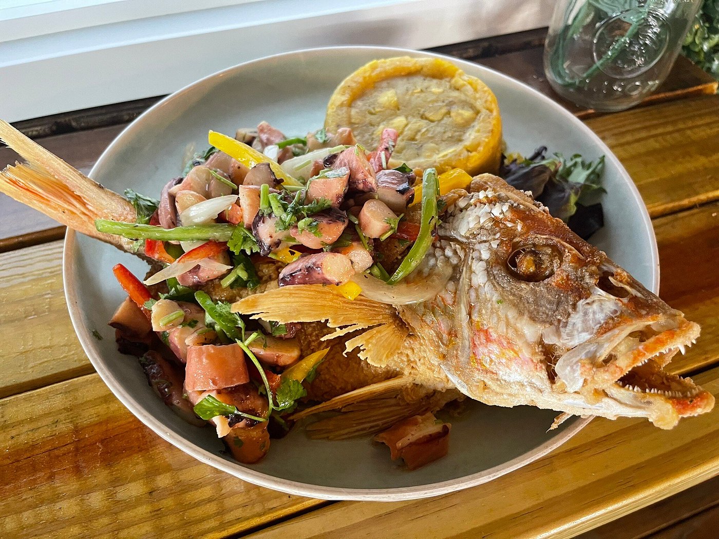 Laguna Grande Restaurant Fajardo Puerto Rico Cayo Icacos Fish